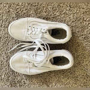 White stackform vans